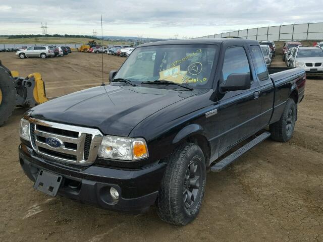 1FTLR4FE1APA21848 - 2010 FORD RANGER SUP BLACK photo 2