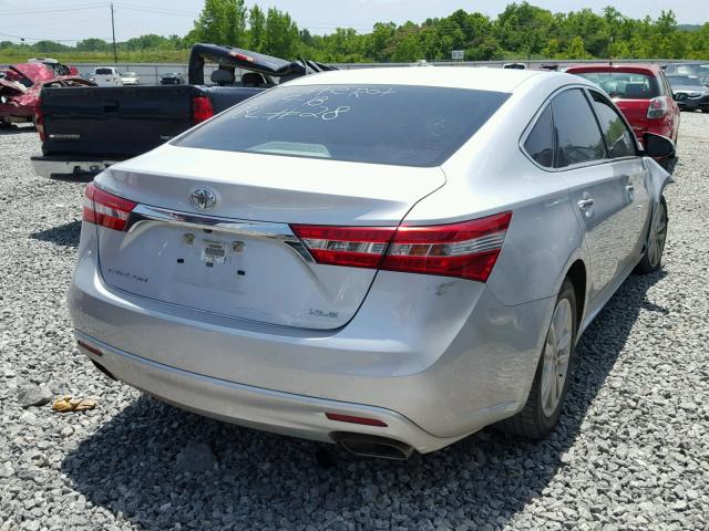 4T1BK1EB8EU133801 - 2014 TOYOTA AVALON BAS SILVER photo 4