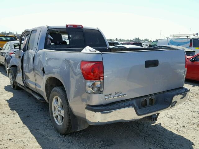 5TFRT54108X018337 - 2008 TOYOTA TUNDRA DOU SILVER photo 3