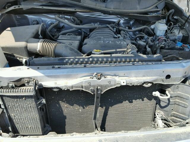 5TFRT54108X018337 - 2008 TOYOTA TUNDRA DOU SILVER photo 7