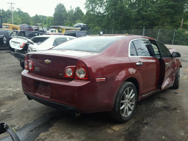 1G1ZK57739F259635 - 2009 CHEVROLET MALIBU LTZ 红色 照片 4