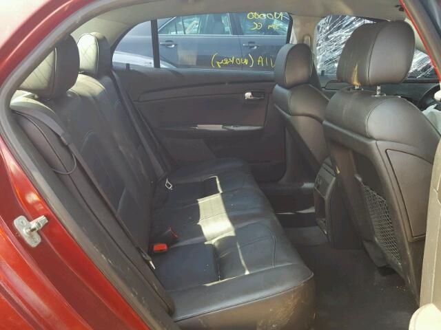 1G1ZK57739F259635 - 2009 CHEVROLET MALIBU LTZ 红色 照片 6