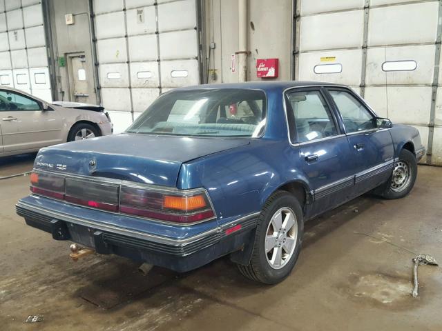 1G2AF54TXM6215185 - 1991 PONTIAC 6000 LE BLUE photo 4