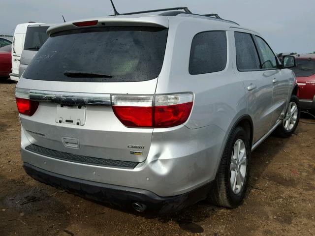 1C4RDHDG4CC363227 - 2012 DODGE DURANGO CR SILVER photo 4