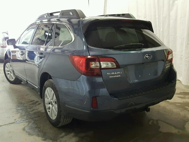 4S4BSACC5F3318178 - 2015 SUBARU OUTBACK 2. BLUE photo 3