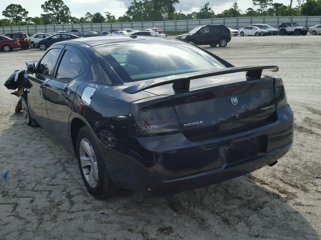 2B3CA2CV9AH315682 - 2010 DODGE CHARGER BLACK photo 3