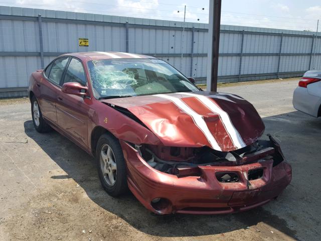 1G2WK52J62F223106 - 2002 PONTIAC GRAND PRIX RED photo 1