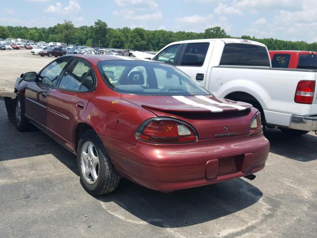 1G2WK52J62F223106 - 2002 PONTIAC GRAND PRIX RED photo 3