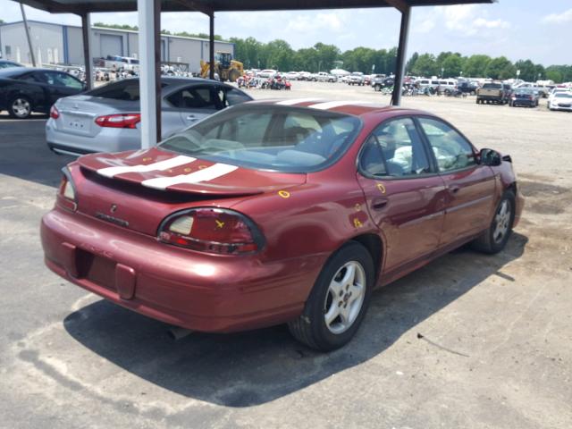 1G2WK52J62F223106 - 2002 PONTIAC GRAND PRIX RED photo 4