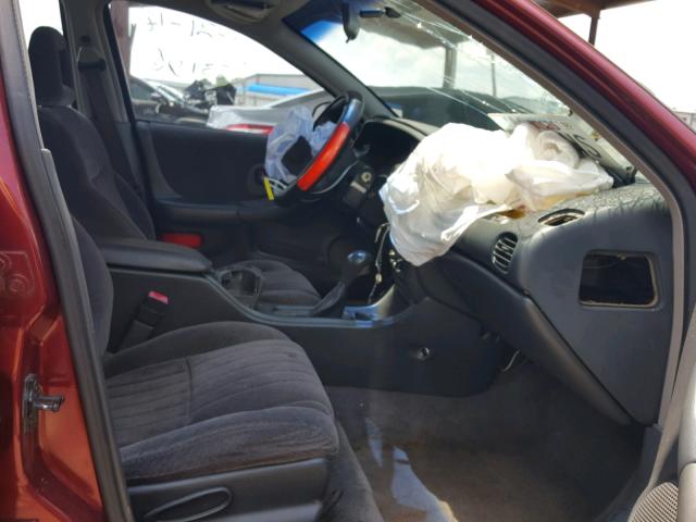 1G2WK52J62F223106 - 2002 PONTIAC GRAND PRIX RED photo 5