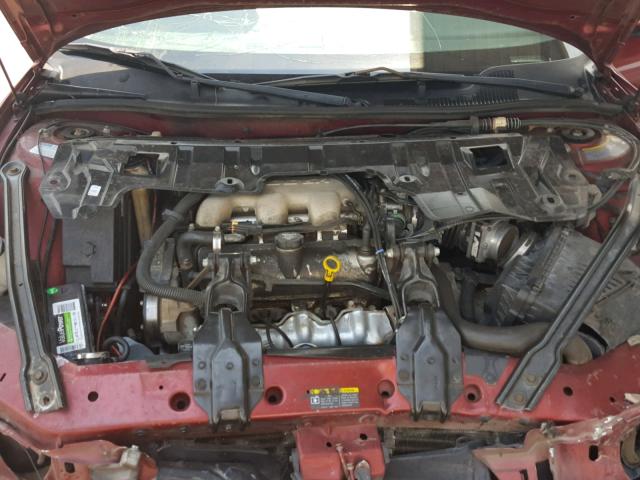 1G2WK52J62F223106 - 2002 PONTIAC GRAND PRIX RED photo 7