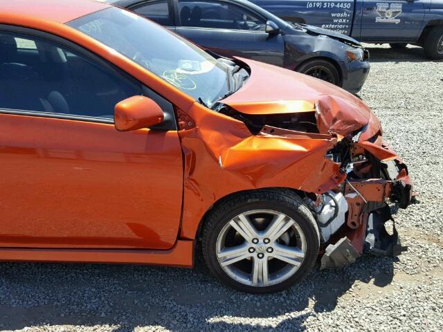 2T1BU4EEXDC064213 - 2013 TOYOTA COROLLA BA ORANGE photo 9