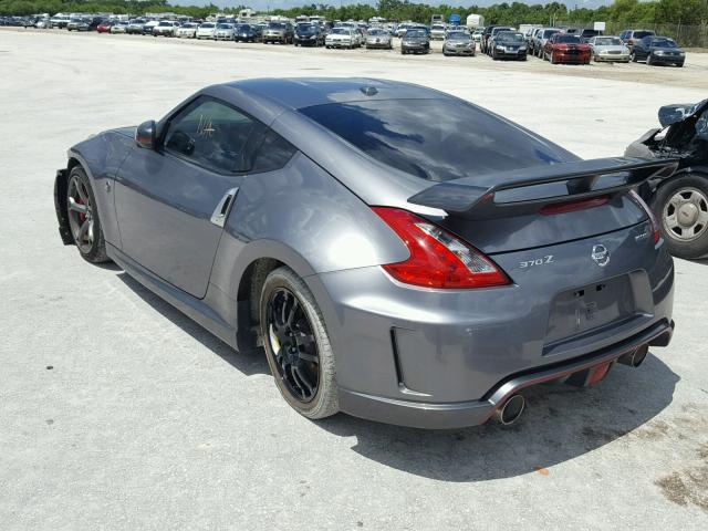 JN1AZ4EH2EM630024 - 2014 NISSAN 370Z BASE SILVER photo 3