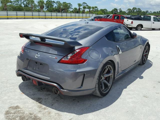 JN1AZ4EH2EM630024 - 2014 NISSAN 370Z BASE SILVER photo 4