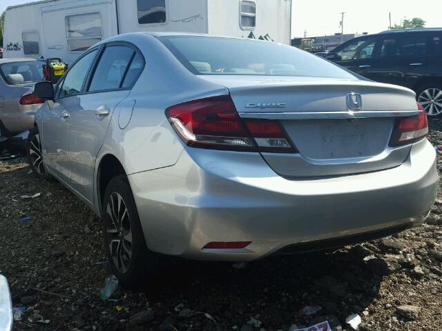 19XFB2F91DE012547 - 2013 HONDA CIVIC EX-L SILVER photo 3