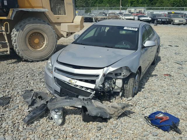 1G1ZC5E04AF247484 - 2010 CHEVROLET MALIBU 1LT SILVER photo 2