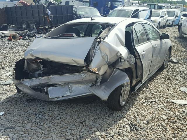 1G1ZC5E04AF247484 - 2010 CHEVROLET MALIBU 1LT SILVER photo 4