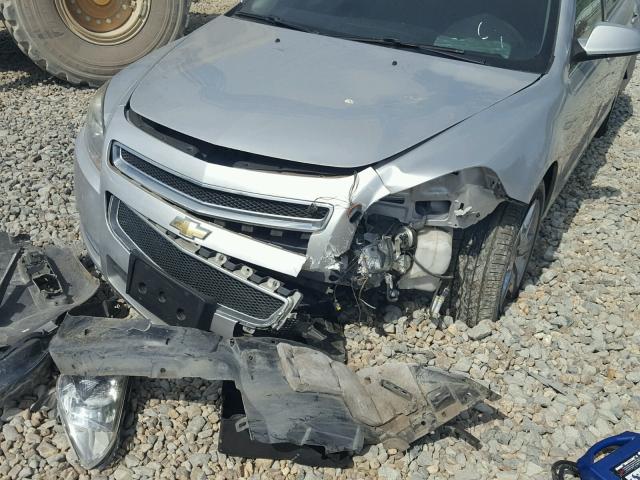 1G1ZC5E04AF247484 - 2010 CHEVROLET MALIBU 1LT SILVER photo 9