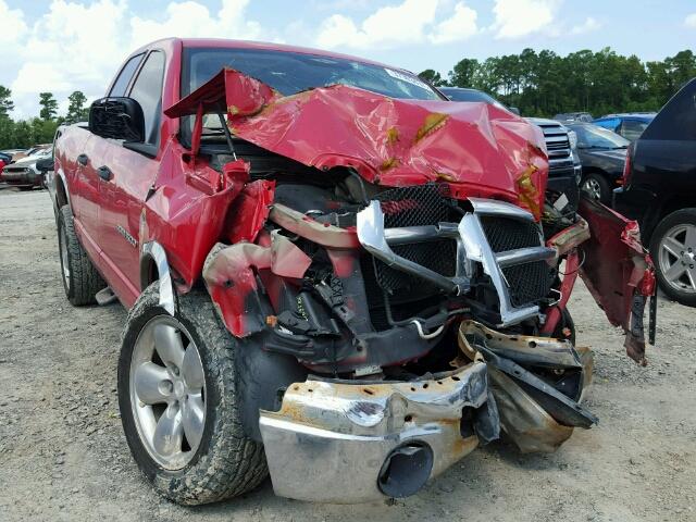 1D7HA18D84S550236 - 2004 DODGE RAM 1500 S RED photo 1