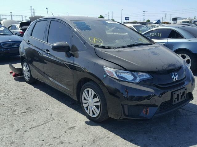 JHMGK5H52GX020725 - 2016 HONDA FIT LX BLACK photo 1