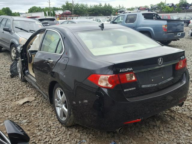 JH4CU2F69CC011413 - 2012 ACURA TSX TECH BLACK photo 3