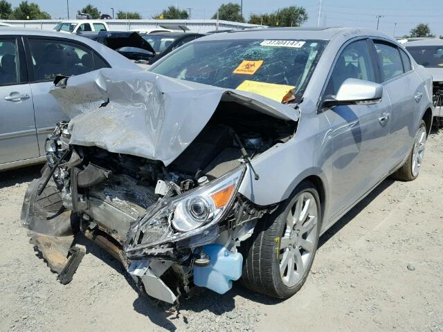 1G4GJ5E39CF314867 - 2012 BUICK LACROSSE T SILVER photo 2