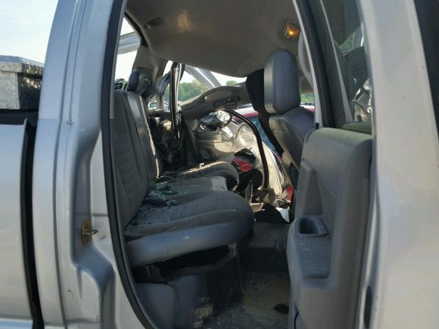 1D7KS28C16J202917 - 2006 DODGE RAM 2500 S SILVER photo 6