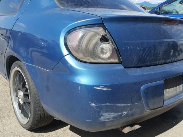 1B3ES26C93D118589 - 2003 DODGE NEON SE BLUE photo 9