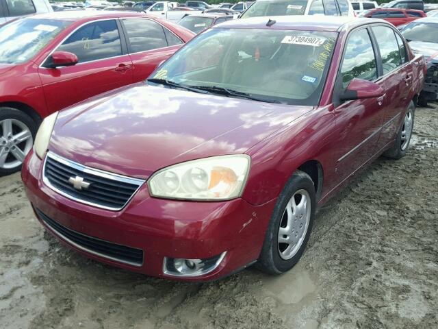 1G1ZT53836F180876 - 2006 CHEVROLET MALIBU LT RED photo 2