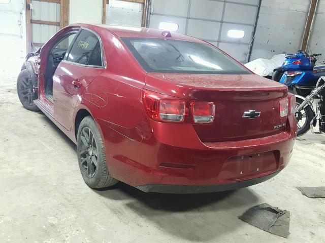 1G11D5RR4DF108995 - 2013 CHEVROLET MALIBU 1LT RED photo 3