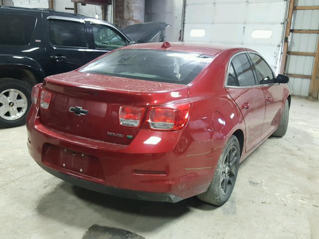 1G11D5RR4DF108995 - 2013 CHEVROLET MALIBU 1LT RED photo 4
