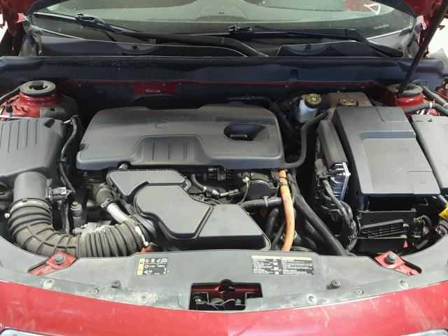 1G11D5RR4DF108995 - 2013 CHEVROLET MALIBU 1LT RED photo 7