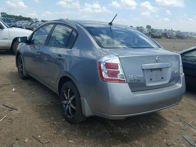 3N1AB61E07L622190 - 2007 NISSAN SENTRA 2.0 GRAY photo 3