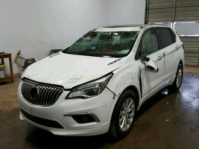 LRBFXBSA1HD006786 - 2017 BUICK ENVISION E WHITE photo 2