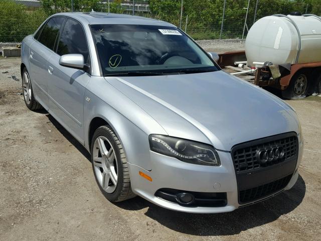 WAUAF78E18A086000 - 2008 AUDI A4 2.0T SILVER photo 1