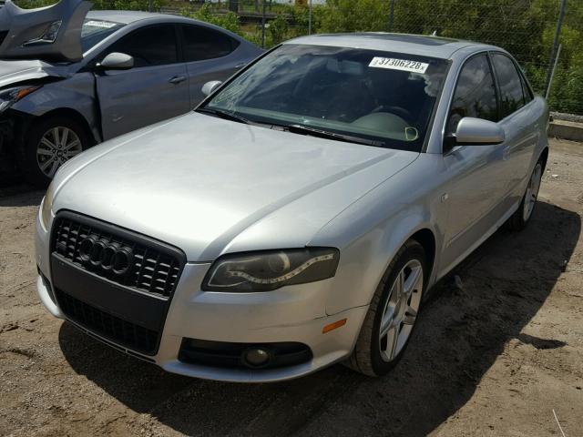 WAUAF78E18A086000 - 2008 AUDI A4 2.0T SILVER photo 2