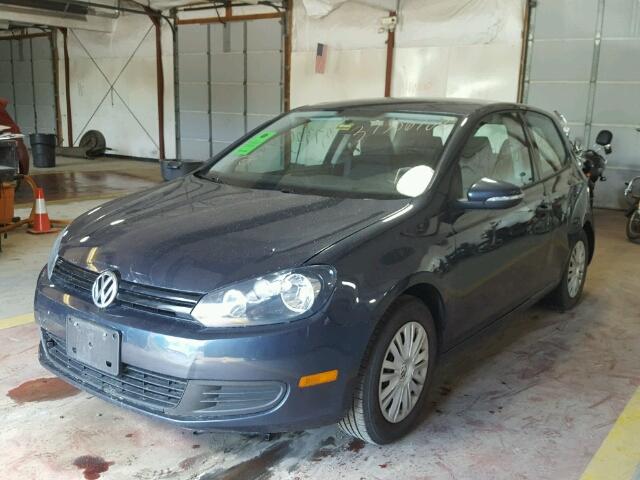 WVWBB7AJ8DW127830 - 2013 VOLKSWAGEN GOLF BLUE photo 2