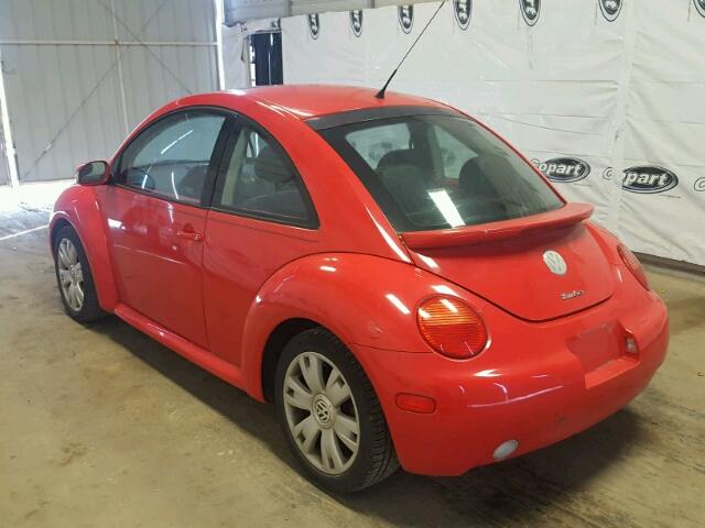 3VWCD21C43M431784 - 2003 VOLKSWAGEN NEW BEETLE 红色 照片 3