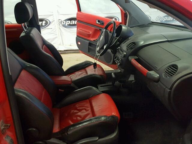 3VWCD21C43M431784 - 2003 VOLKSWAGEN NEW BEETLE 红色 照片 5