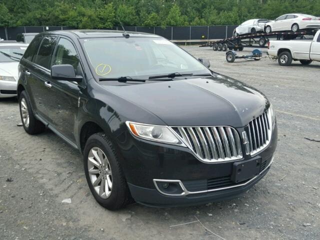 2LMDJ8JK0BBJ02607 - 2011 LINCOLN MKX BLACK photo 1