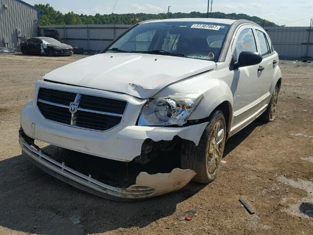 1B3HB48B17D507875 - 2007 DODGE CALIBER SX WHITE photo 2