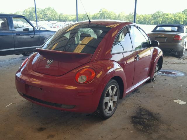 3VWRW31C86M414906 - 2006 VOLKSWAGEN NEW BEETLE RED photo 4