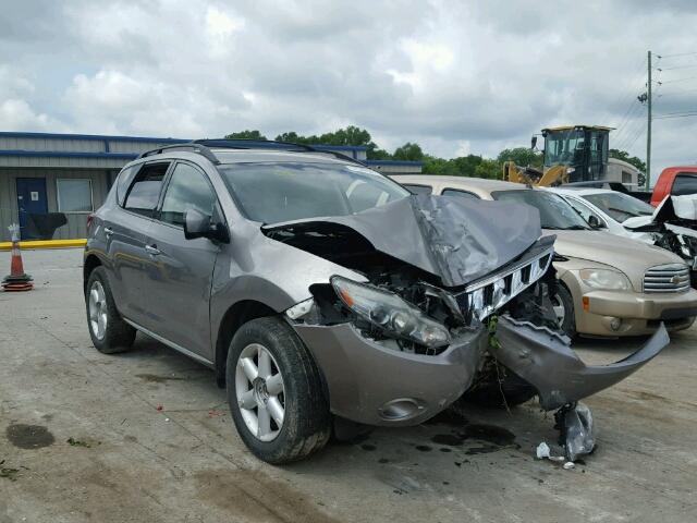 JN8AZ18W09W112918 - 2009 NISSAN MURANO S GRAY photo 1