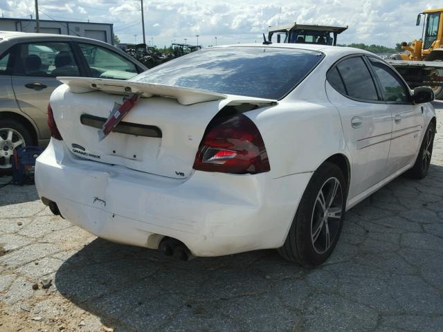 2G2WC55C861257815 - 2006 PONTIAC GRAND PRIX WHITE photo 4