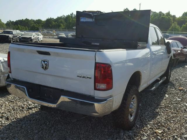 3D7UT2CLXBG599519 - 2011 DODGE RAM 2500 WHITE photo 4