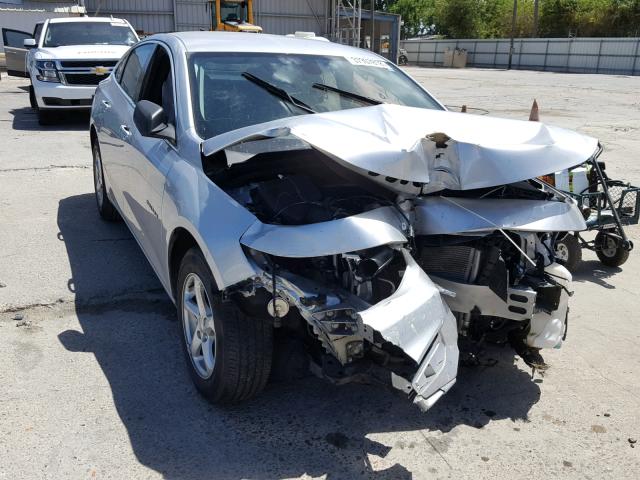1G1ZB5ST7HF132261 - 2017 CHEVROLET MALIBU LS SILVER photo 1