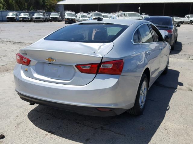 1G1ZB5ST7HF132261 - 2017 CHEVROLET MALIBU LS SILVER photo 4