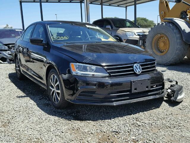 3VWD67AJ4GM253312 - 2016 VOLKSWAGEN JETTA SE 黑色 照片 1