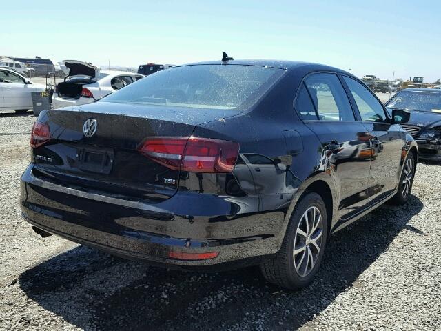 3VWD67AJ4GM253312 - 2016 VOLKSWAGEN JETTA SE 黑色 照片 4