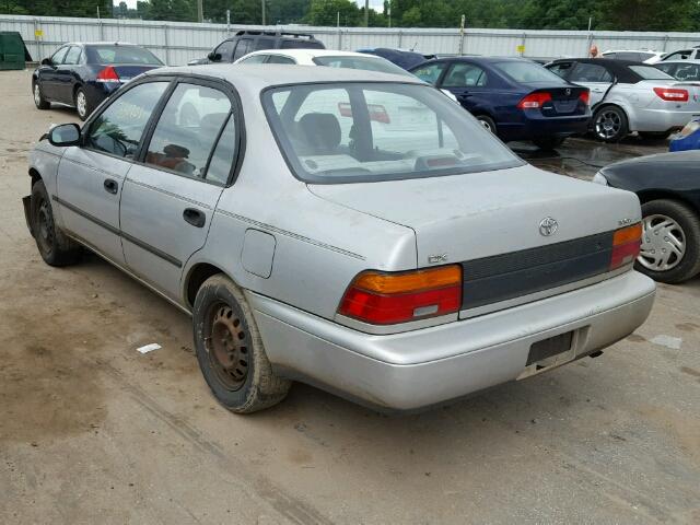 2T1AE09E5PC024055 - 1993 TOYOTA COROLLA LE SILVER photo 3